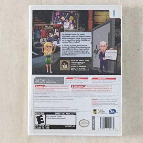 Deal Or No Deal Nintendo Wii Game Complete Howie Mandel Show Host - Picture 3 of 8